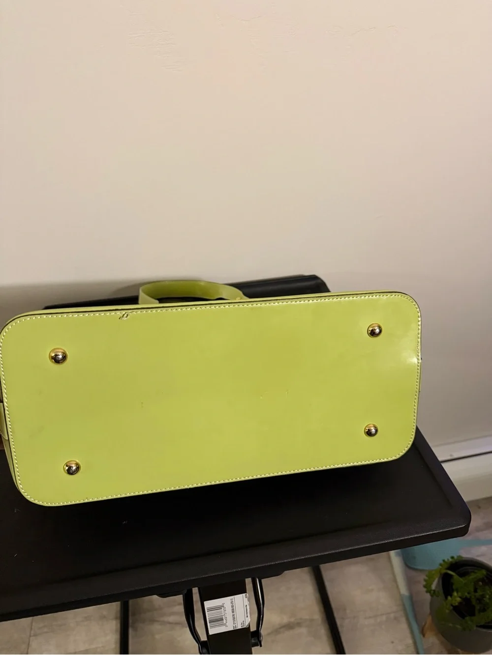 Alberta Di Canio Granny Smith Apple Green Dome Satchel